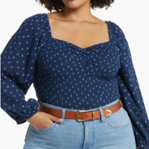CLOSET CLEAN OUT OFFER! Madewell Lucie Floral Smocked Top 3X